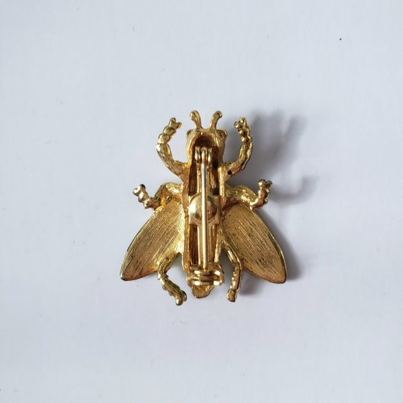 Vintage Colourful Beetle Bug Pin - Picture 3 of 5